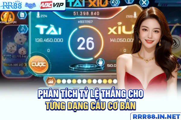 Phân tích tỷ lệ thắng cho từng dạng cầu cơ bản