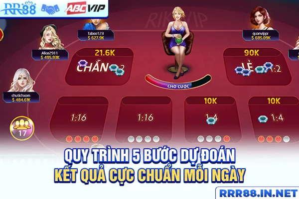 Quy trình 5 bước dự đoán kết quả cực chuẩn mỗi ngày